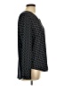 Ann Taylor 100% Polyester Black Long Sleeve Blouse Size L - photo 4