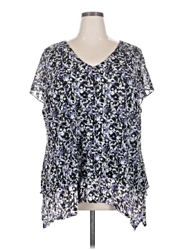 Simply Vera Vera Wang Short Sleeve Blouse
