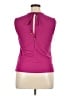Tory Burch 100% Polyester Pink Sleeveless Top Size XL - photo 2