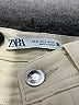 Zara 100% Cotton Tan Jeans Size 0 - photo 7