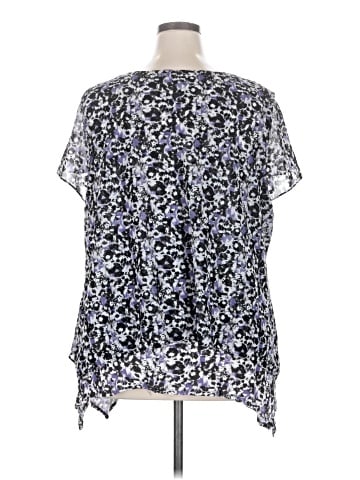 Simply Vera Vera Wang Short Sleeve Blouse (view 2)
