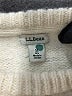 L.L.Bean 100% Lambswool Ivory Wool Pullover Sweater Size Med R - photo 7