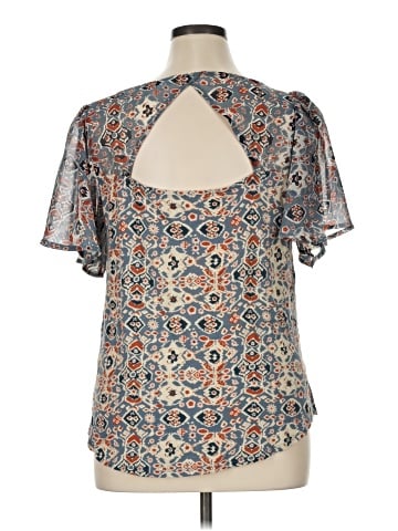 Lucky Brand Short Sleeve Blouse (view 2)