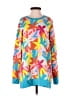 Lands' End Tropical Yellow Blue Pullover Sweater Size 6 - 8 - photo 1