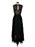 Marina 100% Polyester Black Cocktail Dress Size 6 - photo 2