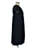 Essentials by ABS Solid Black Blue Casual Dress Size L - photo 4