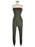 Heart & Hips Solid Green Jumpsuit Size M - photo 1