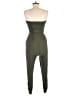 Heart & Hips Solid Green Jumpsuit Size M - photo 2