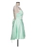 B. Darlin Solid Green Cocktail Dress Size 11 - 12 - photo 4