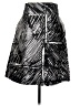 Milly 100% Polyester Graphic Black Casual Skirt Size 6 - photo 2