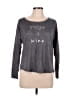 Danskin Gray Long Sleeve T-Shirt Size L - photo 1