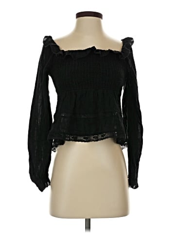 American Eagle Outfitters Long Sleeve Blouse (view 1)