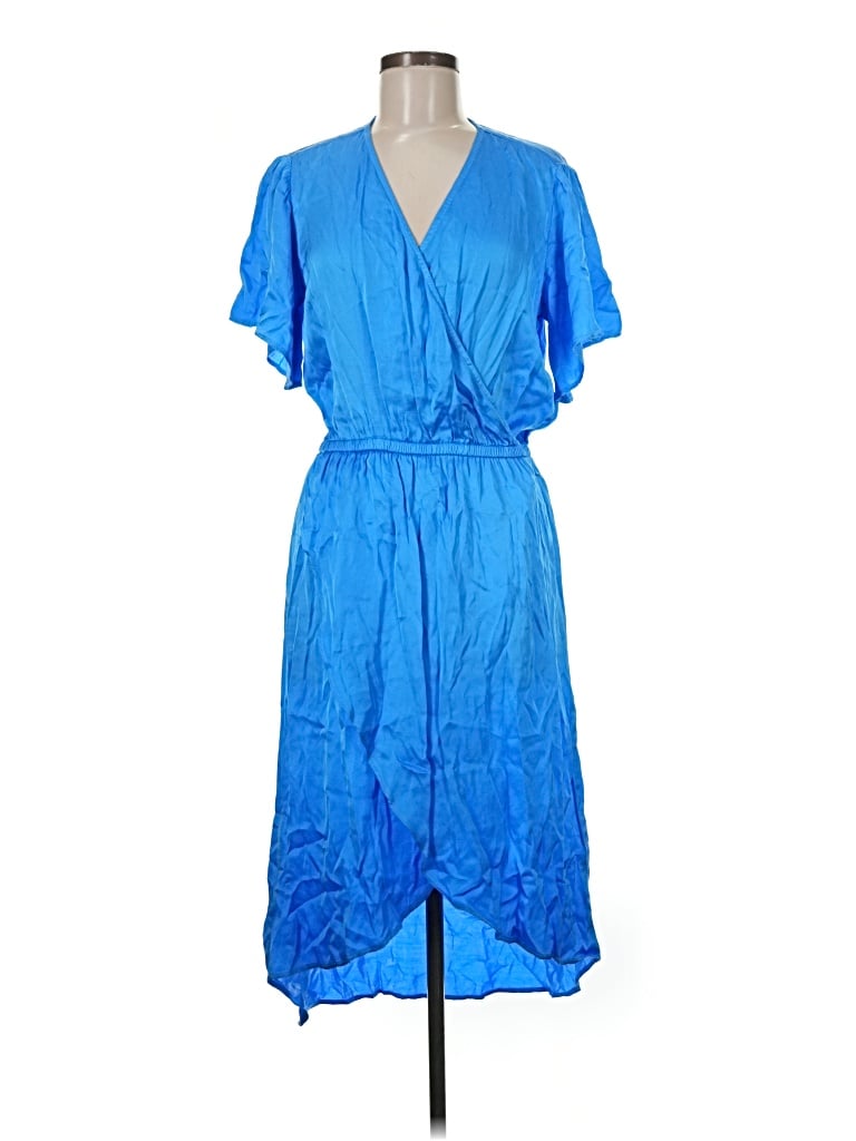 Pre-owned Red Haute Casual Dress In Blue