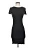 Zara Solid Black Casual Dress Size S - photo 1