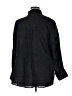 Zara Solid Black 3/4 Sleeve Button-Down Shirt Size XL - photo 2