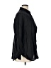 Zara Solid Black 3/4 Sleeve Button-Down Shirt Size XL - photo 4