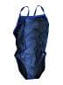 Speedo Chevron-herringbone Blue One Piece Swimsuit Size 10 - photo 1