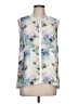 dalia 100% Polyester Ivory Sleeveless Blouse Size L - photo 1