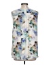 dalia 100% Polyester Ivory Sleeveless Blouse Size L - photo 2