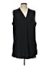 Worthington Black Sleeveless T-Shirt Size L - photo 1
