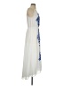 Sabine 100% Polyester Graphic Blue Cocktail Dress Size S - photo 4