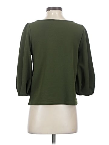 Green Envelope 3/4 Sleeve Blouse (view 2)