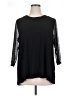 Anne Klein Black 3/4 Sleeve Top Size XL - photo 1
