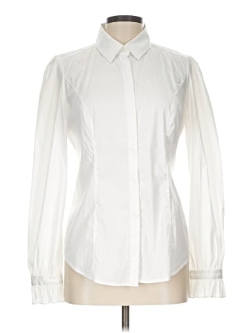 White House Black Market Long Sleeve Blouse (view 1)
