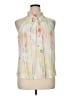 Jennifer Lopez 100% Polyester White Sleeveless Blouse Size XL - photo 1