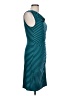 Laundry by Design Stripes Teal Cocktail Dress Size 10 - photo 4