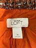 Ann Taylor LOFT Tweed Brown Blazer Size 14 - photo 6