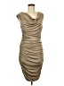 Express 100% Polyester Tan Cocktail Dress Size M - photo 1