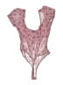 Just Polly 100% Polyester Pink Bodysuit Size M - photo 2