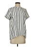 Ann Taylor LOFT 100% Polyester Stripes Ivory Short Sleeve Blouse Size XS - photo 1