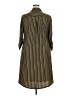 Mlle Gabrielle Stripes Brown Casual Dress Size 4X - photo 2