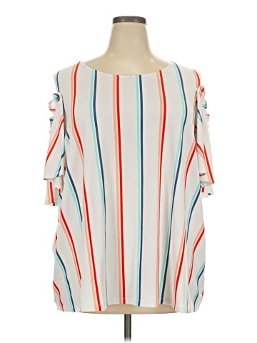 Worthington 3/4 Sleeve Blouse (view 1)