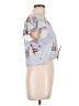 A'gaci 100% Cotton Gray Sleeveless Blouse Size L - photo 4