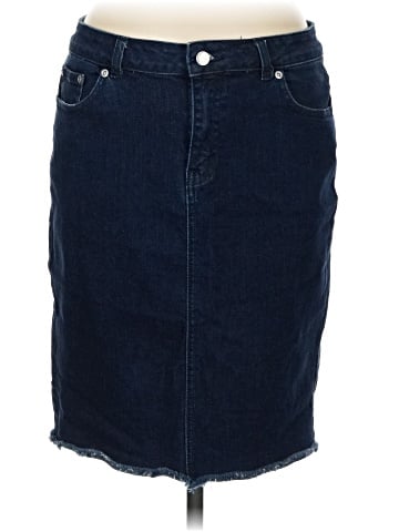J. McLaughlin Denim Skirt (view 1)