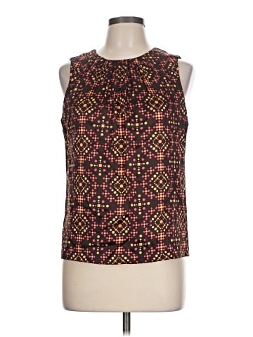 Tory Burch Sleeveless Silk Top (view 1)