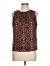 Tory Burch 100% Silk Black Sleeveless Silk Top Size 10 - photo 1
