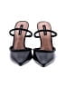 BCBGMAXAZRIA 100% Leather Black Heels Size 8 - photo 2