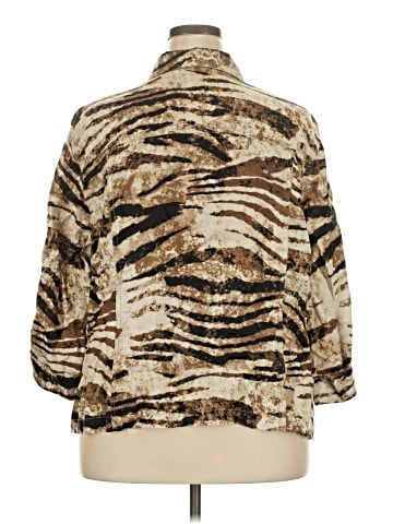 Ruby Rd. 3/4 Sleeve Button-Down Shirt (view 2)