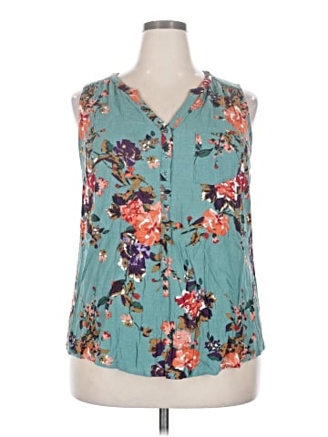 Market and Spruce Sleeveless Blouse (view 1)