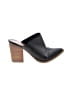 BP. 100% Leather Black Mule/Clog Size 6 - photo 1