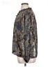 Sunny Leigh 100% Polyester Paisley Blue Long Sleeve Blouse Size XL - photo 5