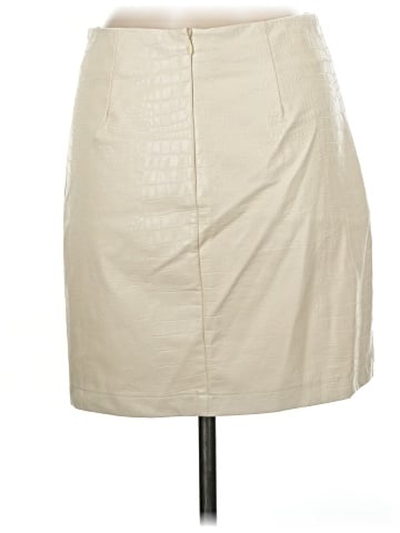 Alya Faux Leather Skirt (view 2)