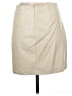 Alya Ivory Faux Leather Skirt Size M - photo 2