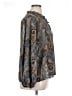 Sunny Leigh 100% Polyester Paisley Blue Long Sleeve Blouse Size XL - photo 4