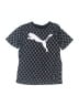 Puma Houndstooth Black Short Sleeve T-Shirt Size 8 - photo 1