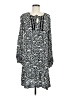 Old Navy Print Gray Casual Dress Size M - photo 1